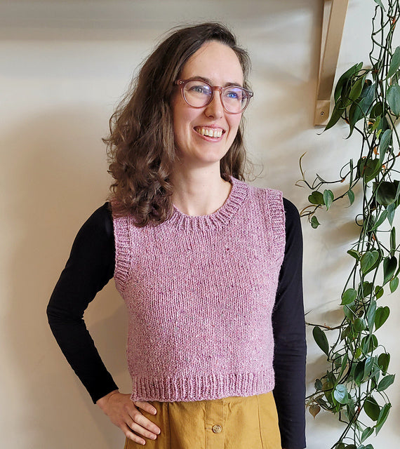 Learn to Knit a Slipover Vest