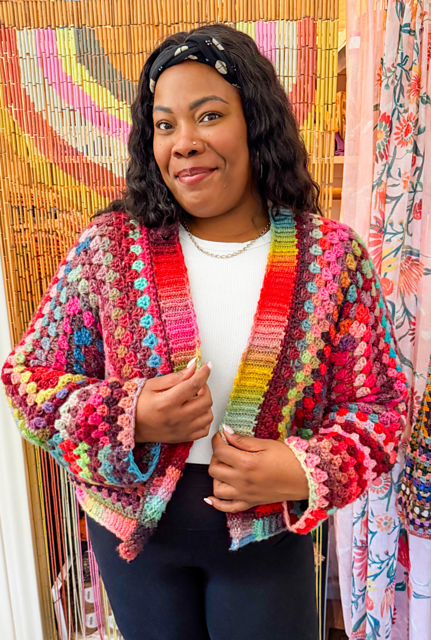 Learn to Crochet a Hexagon Cardigan