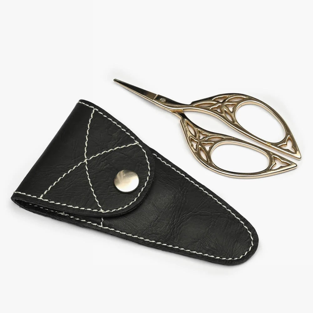 Scissors with Leather Case by Lantern Moon