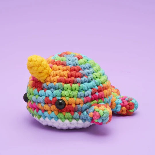 Loisir Créatif Crochet Facile Woobles Kit Crochet Débutant Woobles - Modèle Narval (Bjorn The Narwhal), Occasion Apprendre Crochet Kit Woobles Occasion