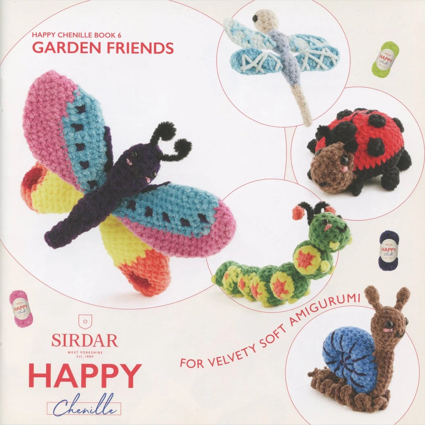 Garden Friends Happy Chenille Amigurumi Book