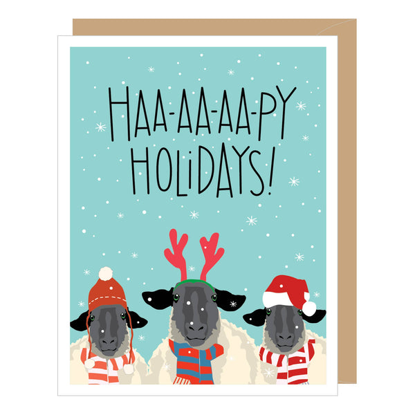 Christmas Sheep Holiday Card