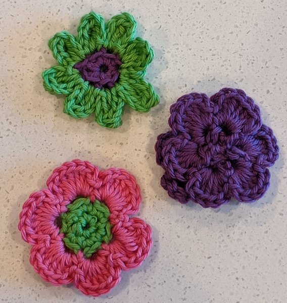 Crochet Flowers Video Workshop