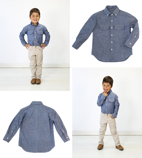 Buttoned-up Button-down Sewing Pattern