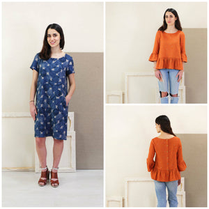 Gelato Blouse + Dress Sewing Pattern