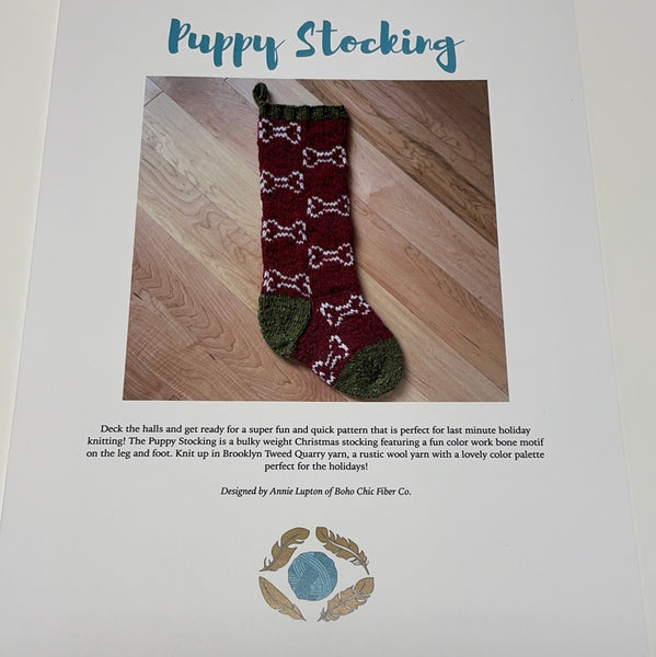 Puppy Stocking pattern