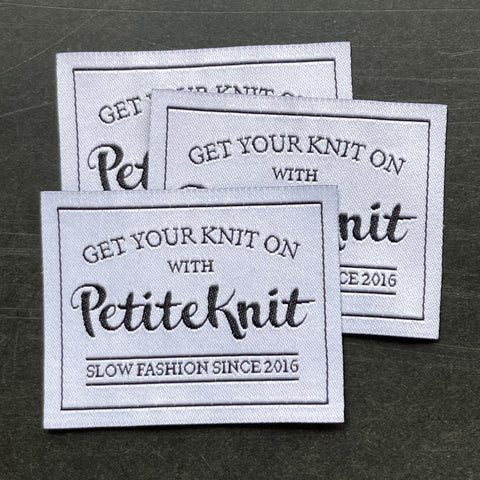 PetiteKnit Garment Labels